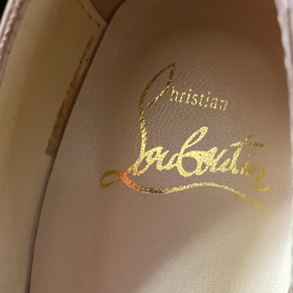 Christian Louboutin Pigalle Follies 100 Nude Patent Heels - Picture 12 of 13